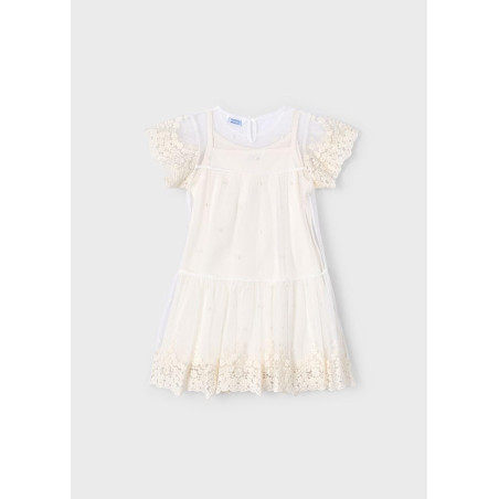 Mayoral ABITO BAMBINA VESTITO RICAMATO   390900000000000