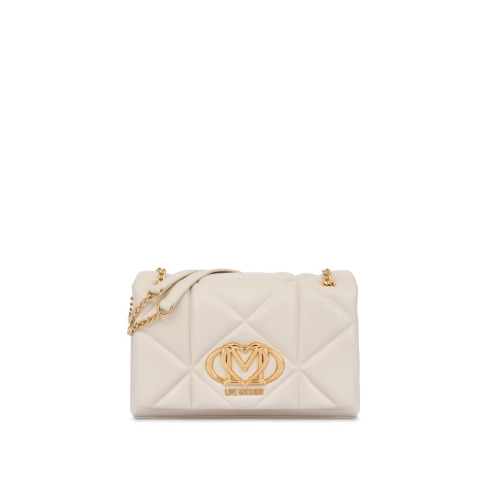 Love Moschino BORSA DONNA PU EMBOSSED AVORIO JC4041PP1MLC000 Love Moschino BORSA DONNA PU EMBOSSED AVORIO JC4041PP1MLC000