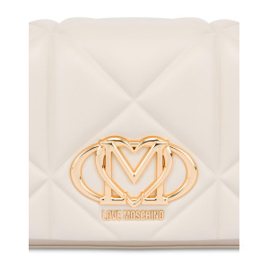 Love Moschino BORSA DONNA  PU EMBOSSED AVORIO  JC4041PP1MLC000