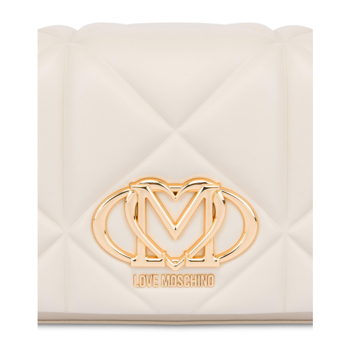 Love Moschino BORSA DONNA  PU EMBOSSED AVORIO  JC4041PP1MLC000