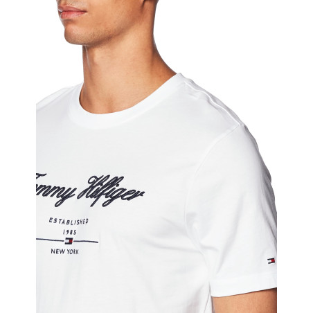 Tommy Hilfiger T-SHIRT UOMO T-SHIRTS SCRIPT LOG MW0MW3369100000