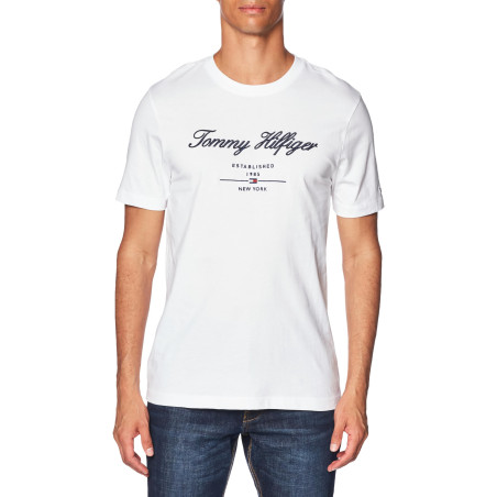 Tommy Hilfiger T-SHIRT UOMO T-SHIRTS SCRIPT LOG MW0MW3369100000