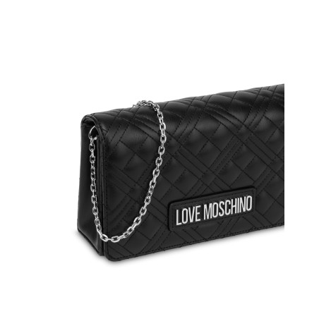 Love Moschino BORSA DONNA  QUILTED  PU NERO+GA JC4079PP1MLA000